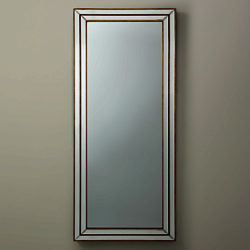 Chambery Leaner Mirror, H154 x W67cm Bronze